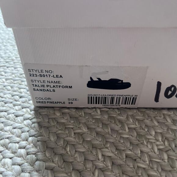 Jonathan Simkhai Talie Platform Sandal Sz 39 - Picture 4 of 5